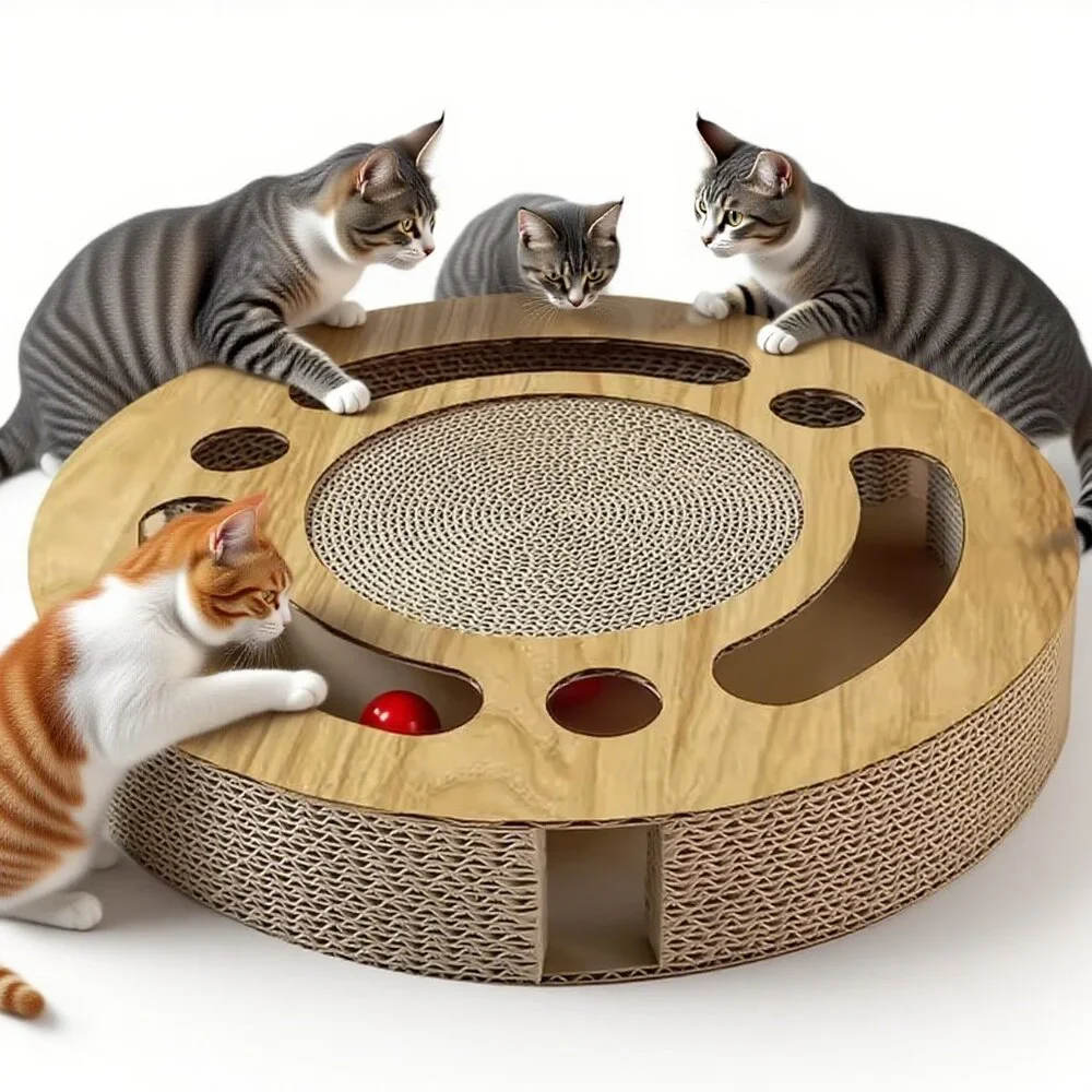 Cat Toy 3in 1 Kitten Puzzles Toys for Bored Indoor Cats (1 Set)